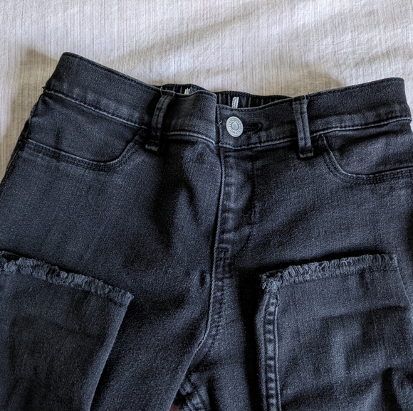 ABERCROMBIE KIDS Black Elastic Waist Skinny Jeans - Picture 2 of 5